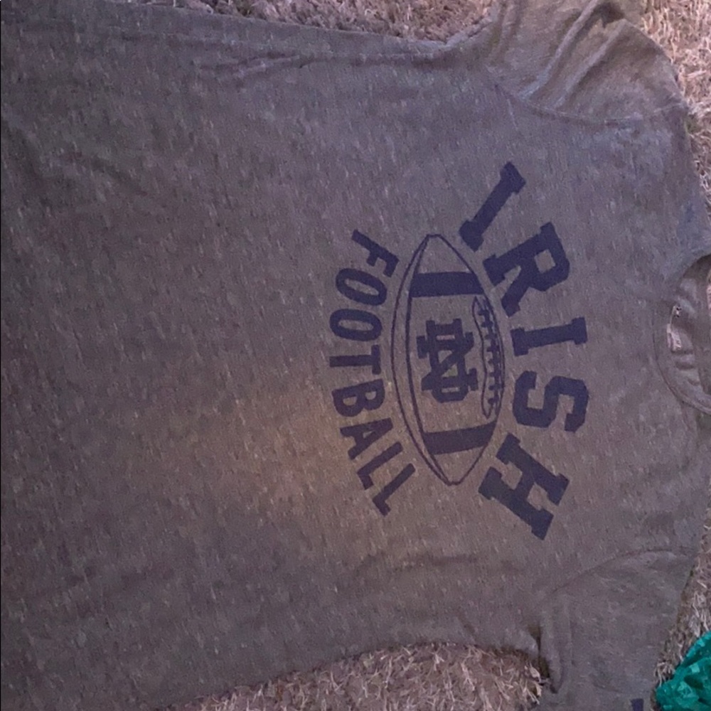 Notre dame under armour shirt